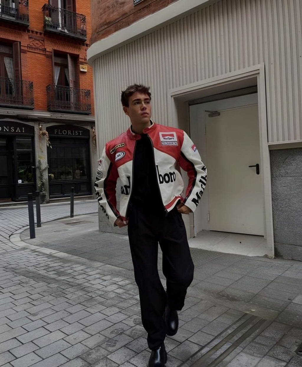 Marlboro Racing Leather Jacket - Classic Edition