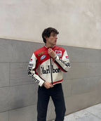 Marlboro Racing Leather Jacket - Classic Edition