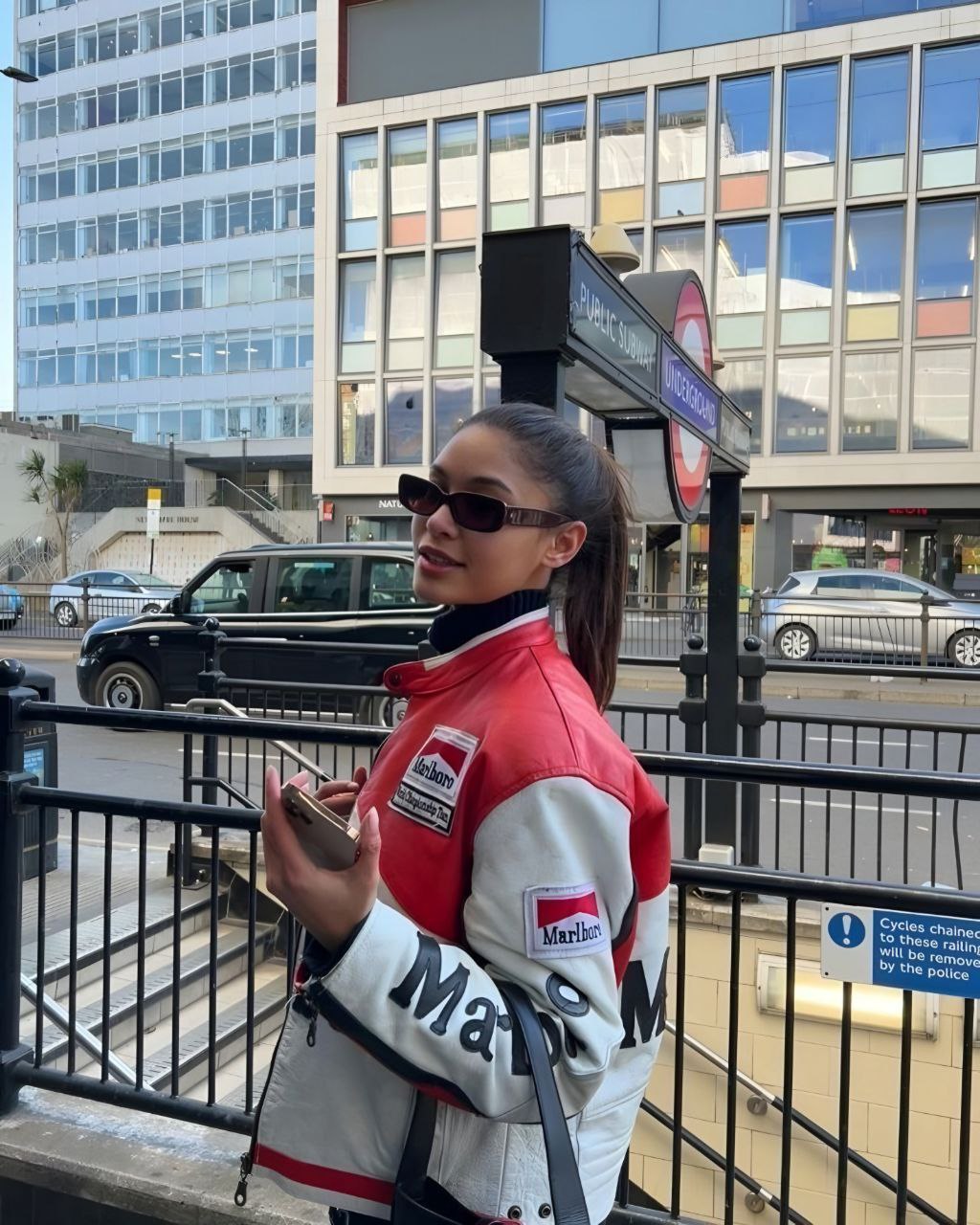 Marlboro Racing Leather Jacket - Classic Edition