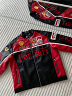 Ferrari F1 Olympus Leather Jacket - Red Edition