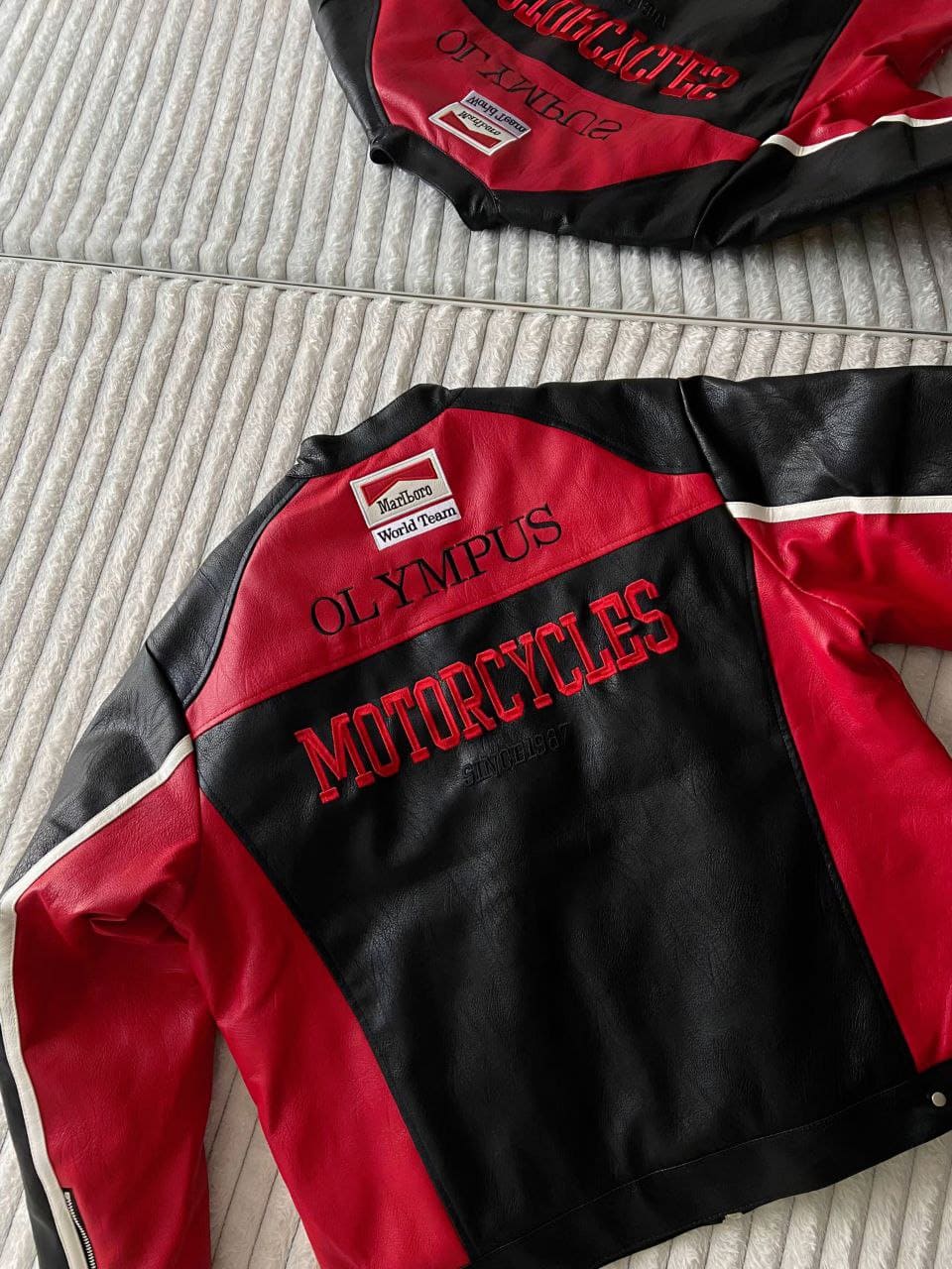 Ferrari F1 Olympus Leather Jacket - Red Edition
