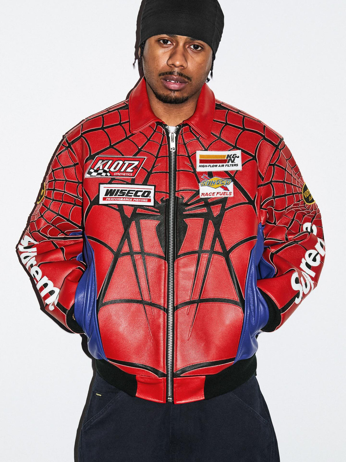 Supreme x Spider Man Leather Jacket 2026
