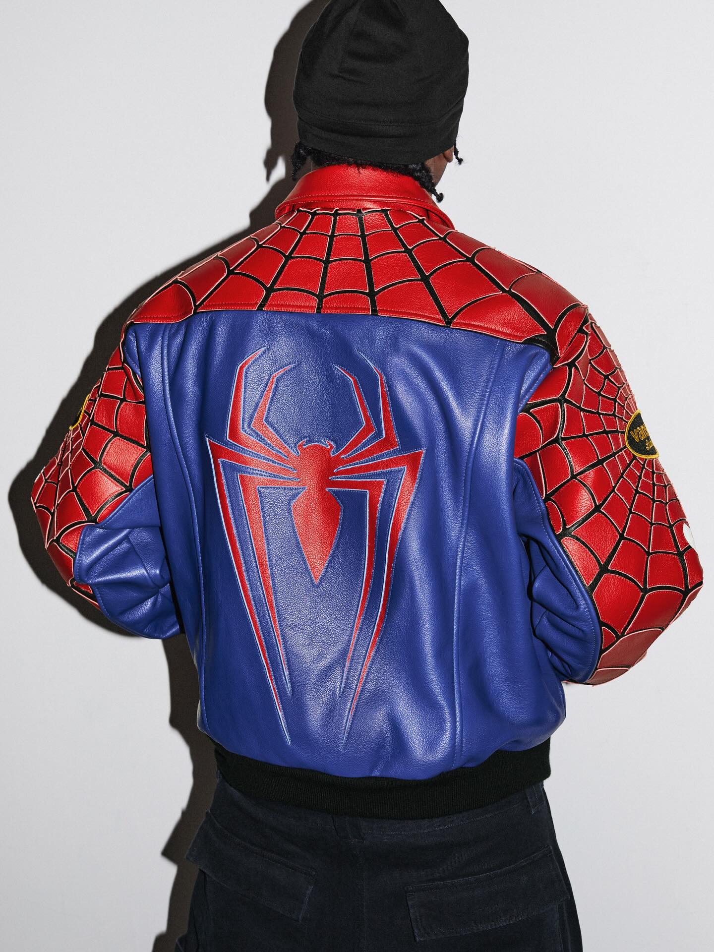 Supreme x Spider Man Leather Jacket 2026