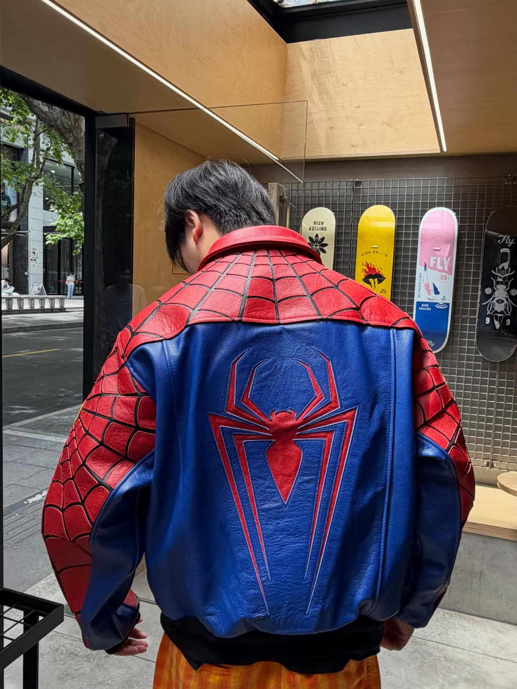 Supreme x Spider Man Leather Jacket 2026