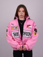 Ferrari F1 Vintage Racing Jacket - Pink
