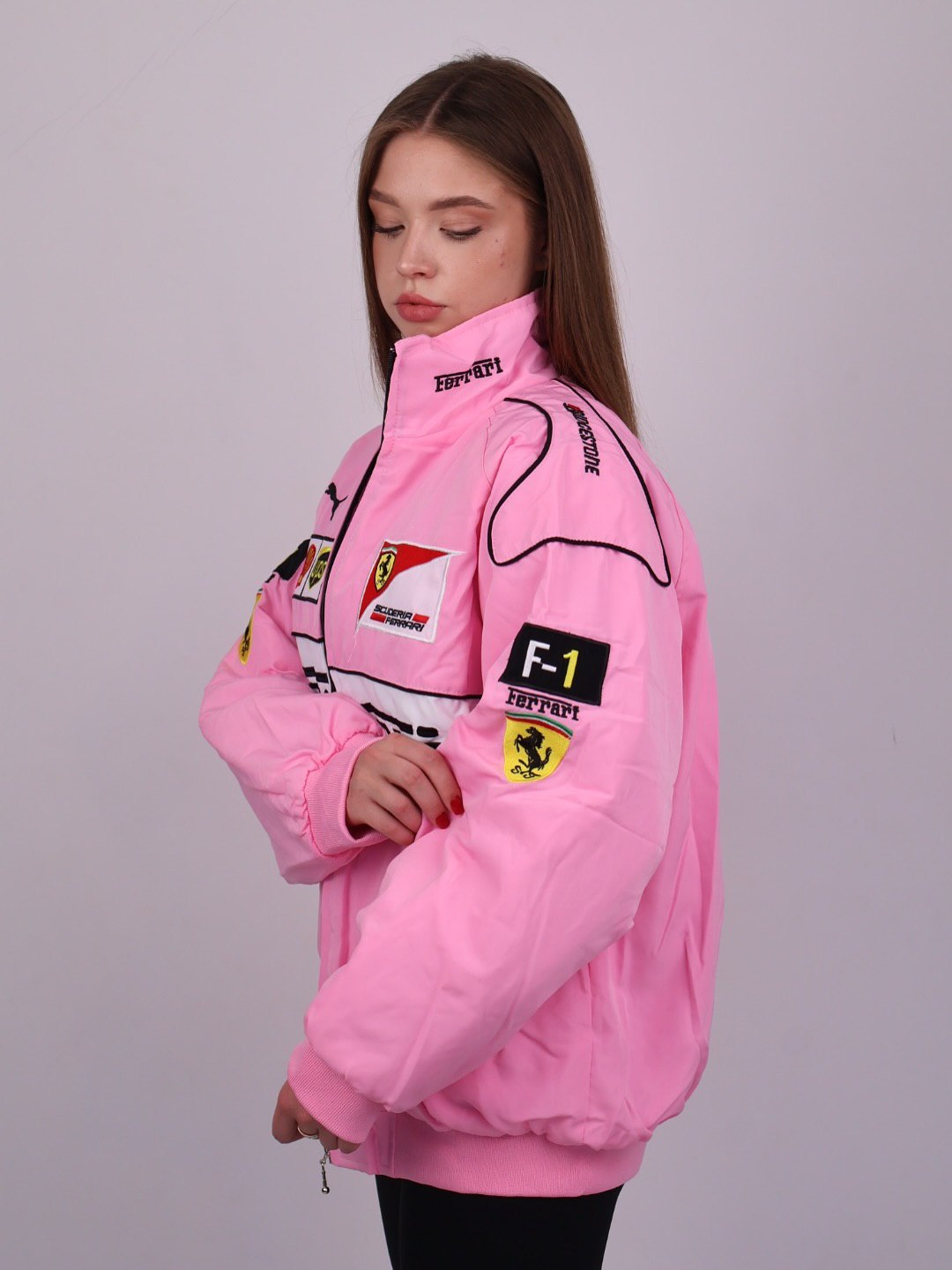 Ferrari F1 Vintage Racing Jacket - Pink