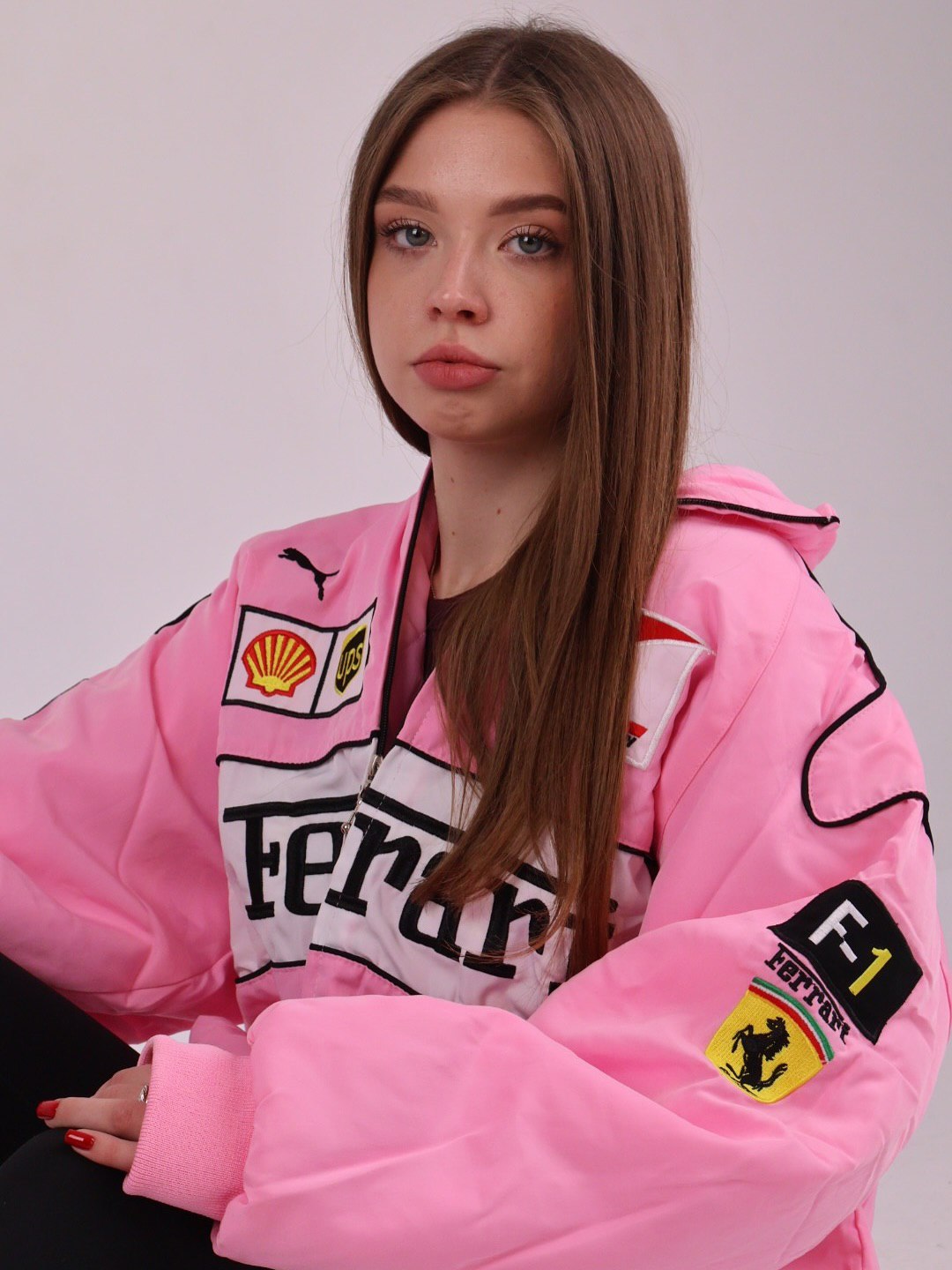 Ferrari F1 Vintage Racing Jacket - Pink