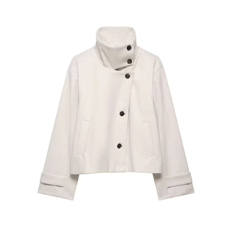 Heritage Pea Coat (Beige)