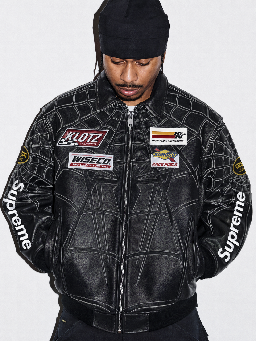 Supreme x Spider Man Leather Jacket 2026