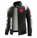 Suzuki Racing Jacket Red Logo (leather)