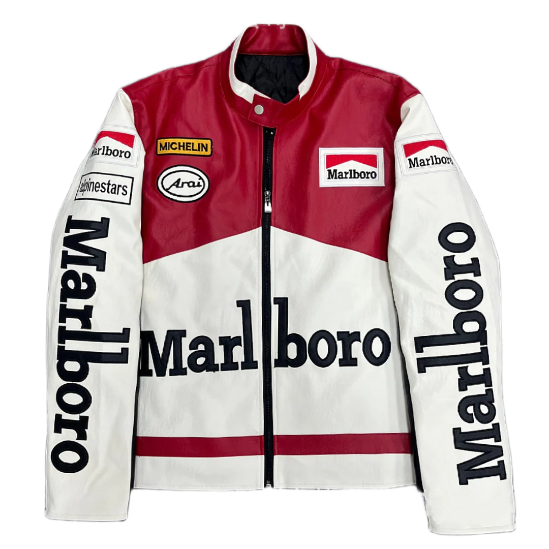 Marlboro Racing Leather Jacket - Classic Edition
