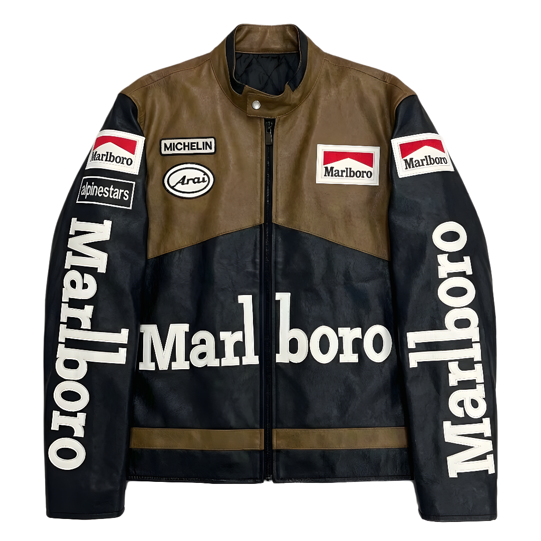 Marlboro Racing Leather Jacket - Retro Edition