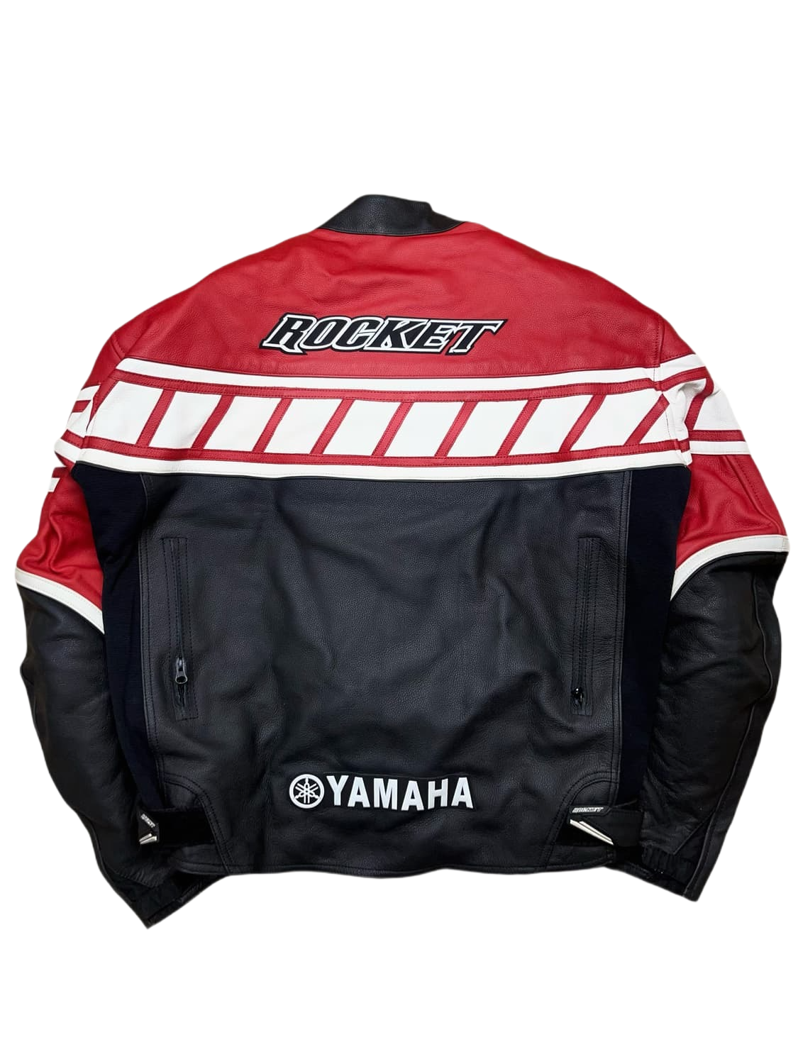 Yamaha Racing Leather Jacket - Vintage Joe Rocket Style