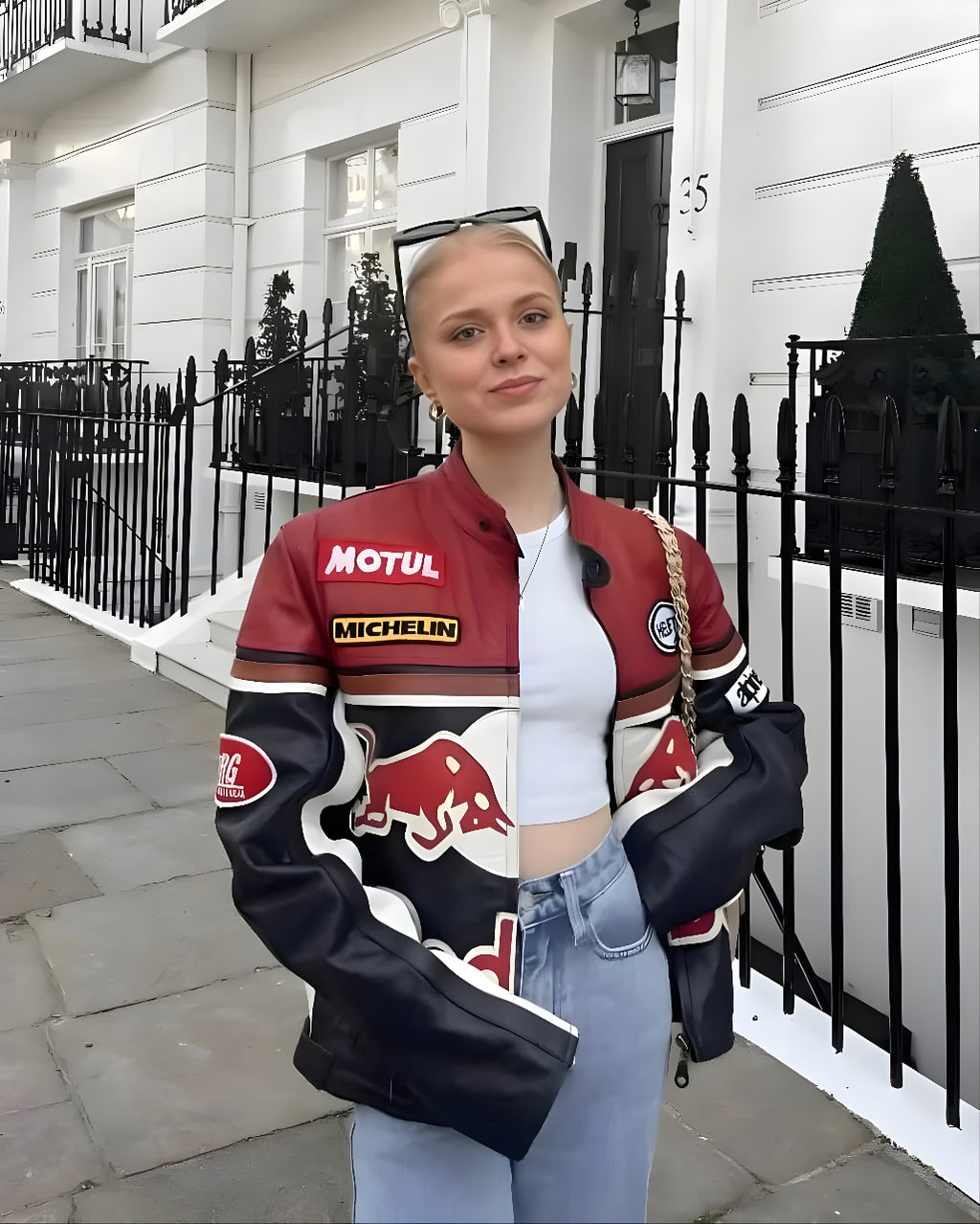 Red Bull F1 Leather Jacket