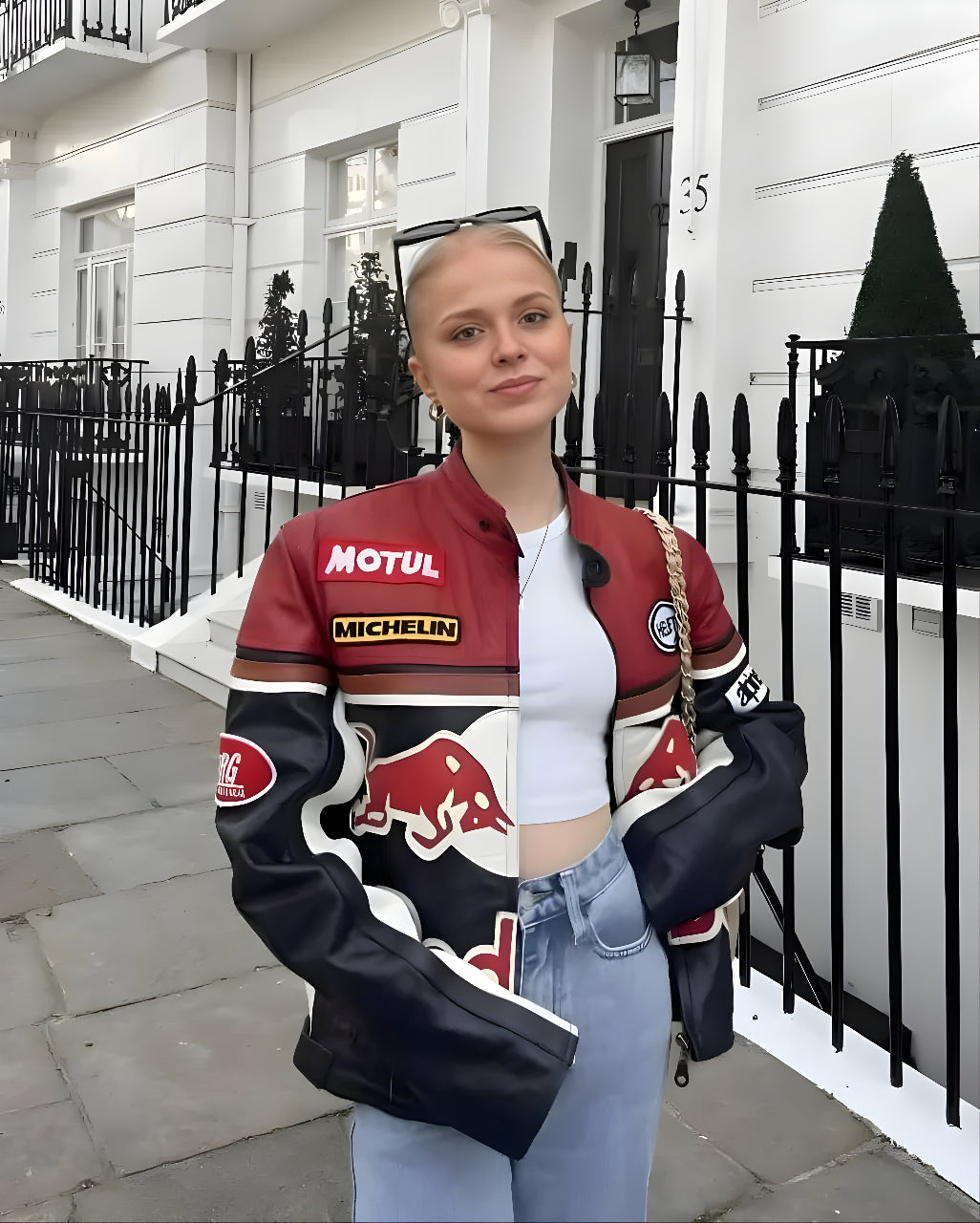 Red Bull F1 Leather Jacket