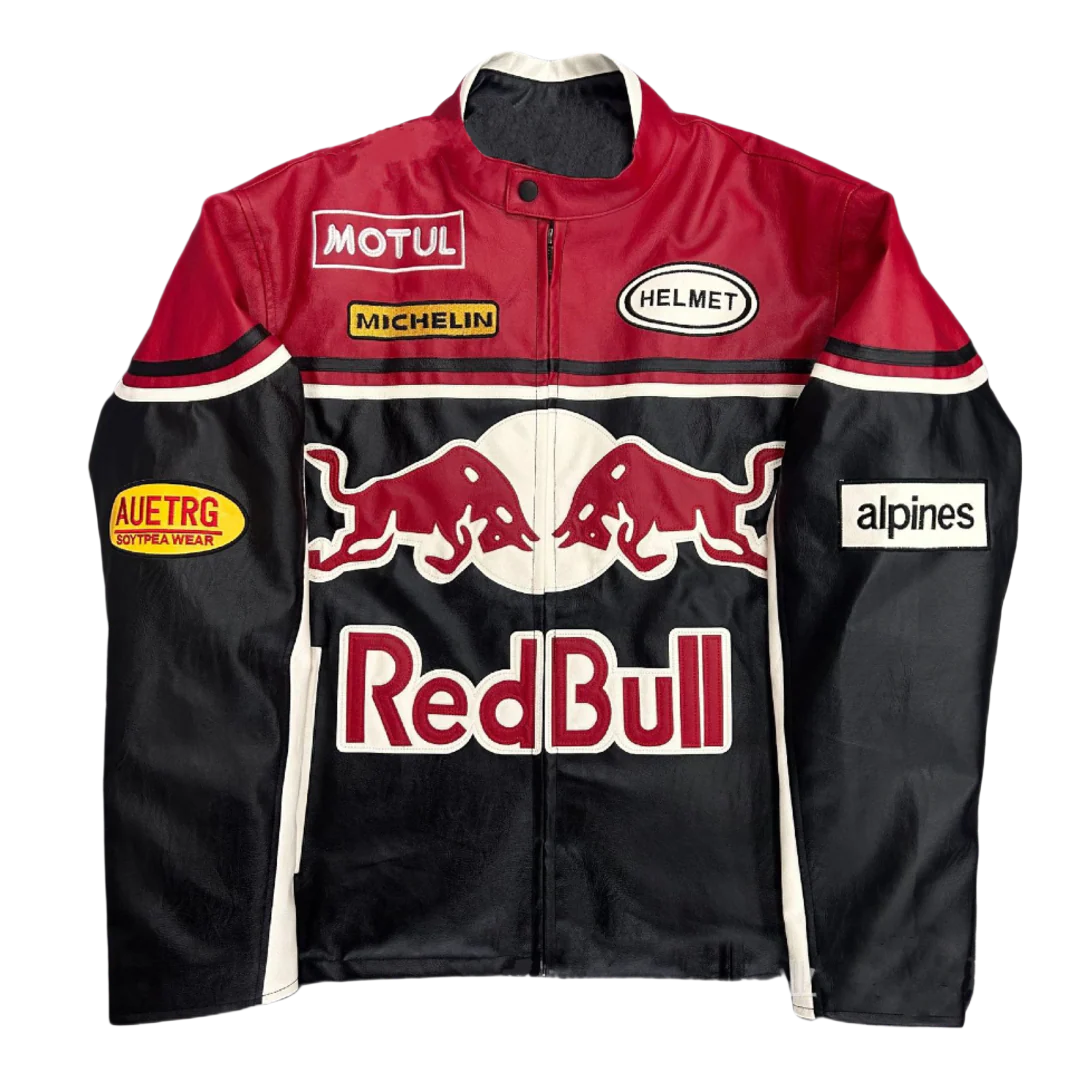 Red Bull F1 Leather Jacket
