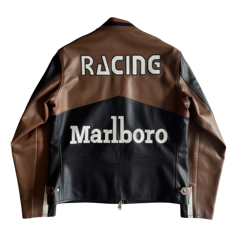 Marlboro Racing Leather Jacket - Retro Edition