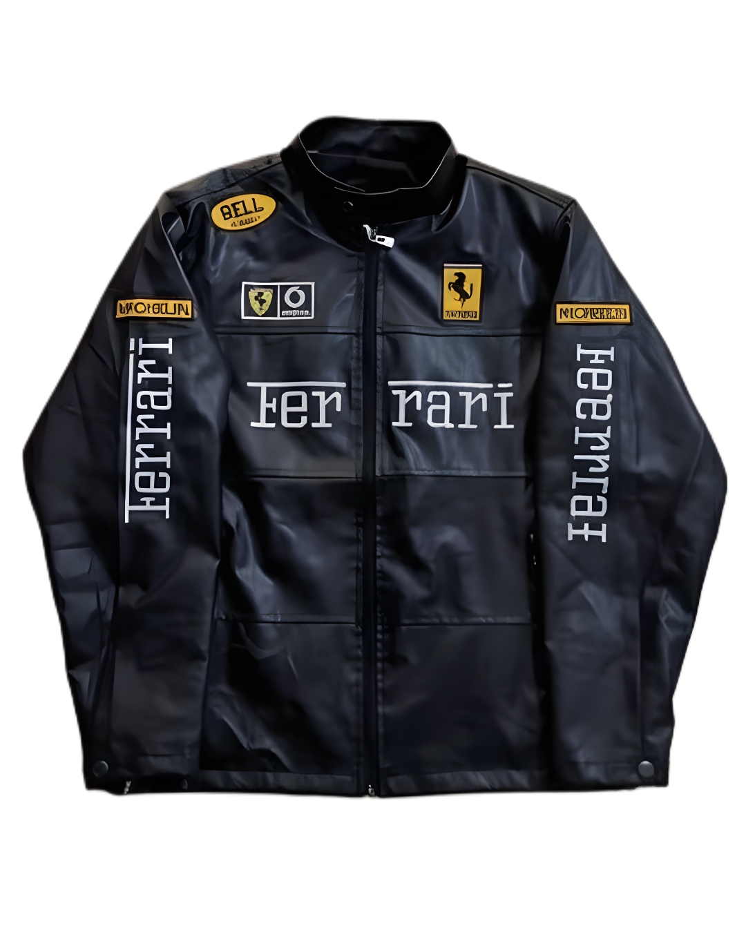 Exclusive Ferrari F1 Racing Style Leather Jacket