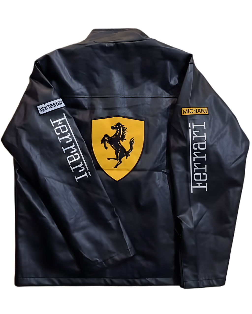 Exclusive Ferrari F1 Racing Style Leather Jacket