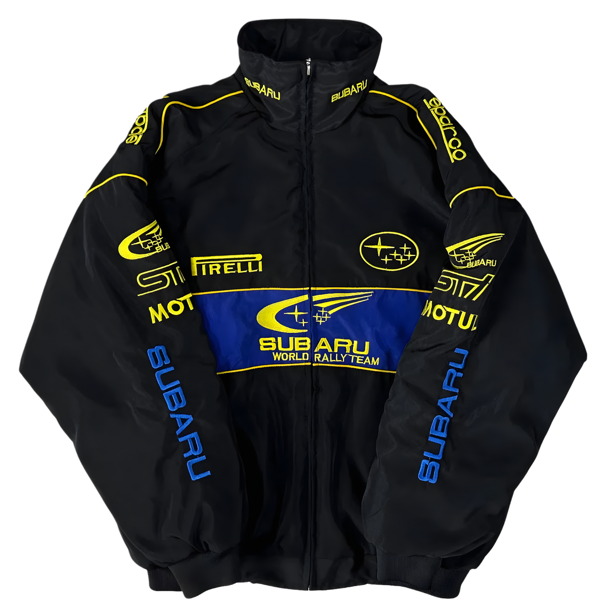 Subaru Rally Vintage Racing Jacket - Black Edition