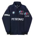 Vintage Blue BMW Racing Jacket
