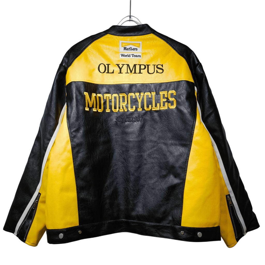 Ferrari F1 Olympus Leather Jacket - Yellow Edition