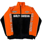 Harley Davidson Vintage Racing Jacket - Orange Edition