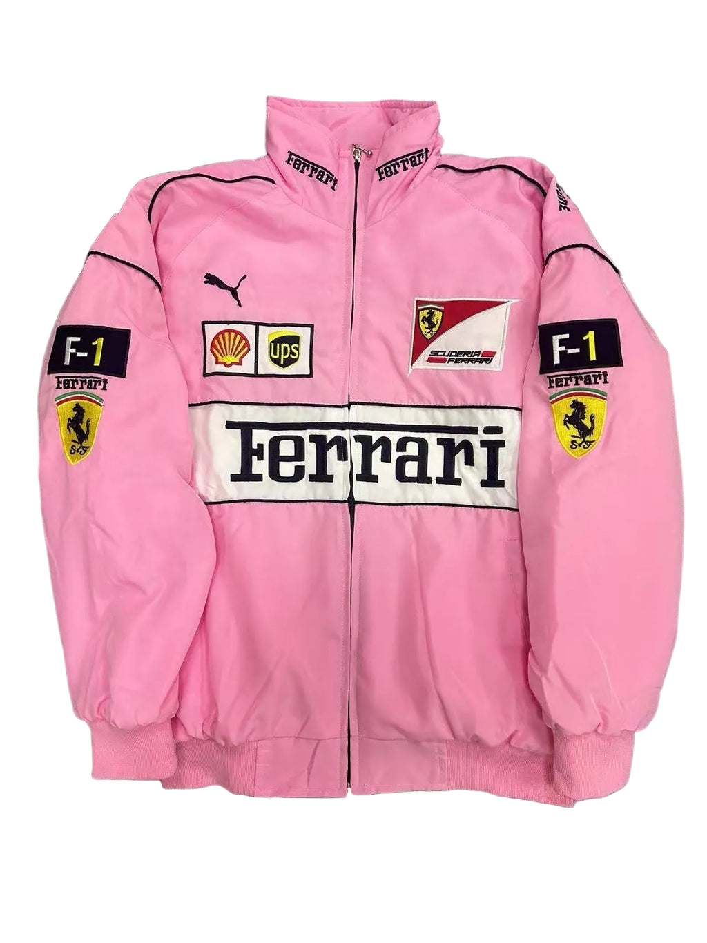 Ferrari F1 Vintage Racing Jacket - Pink
