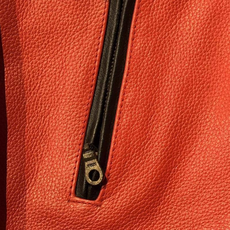 Red Ferrari Leather Jacket - Michael Schumacher Edition