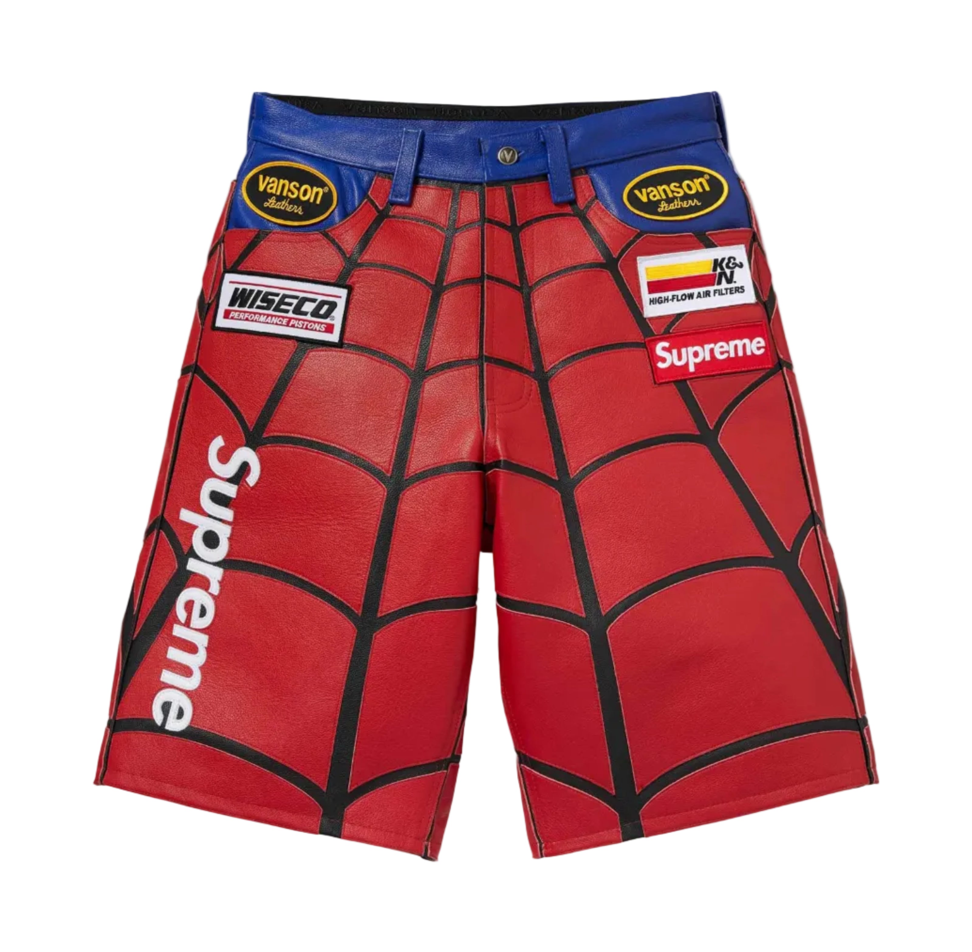 Supreme x Spider-Man Leather Shorts 2026