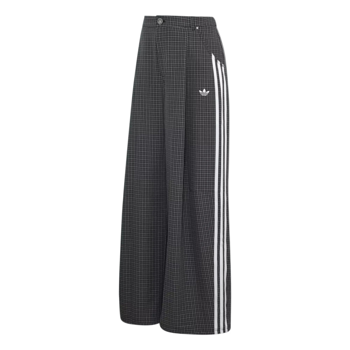 Adidas Originals Pantalón Deportivo de Cuadros - Negro
