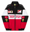 Ferrari F1 Vintage Racing Jacket - White