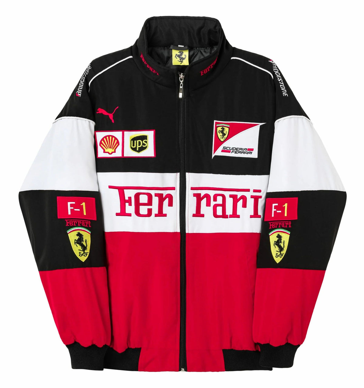 Ferrari F1 Vintage Racing Jacket - White