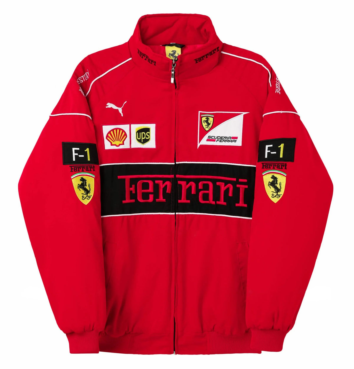 Ferrari F1 Vintage Racing Jacket - Red