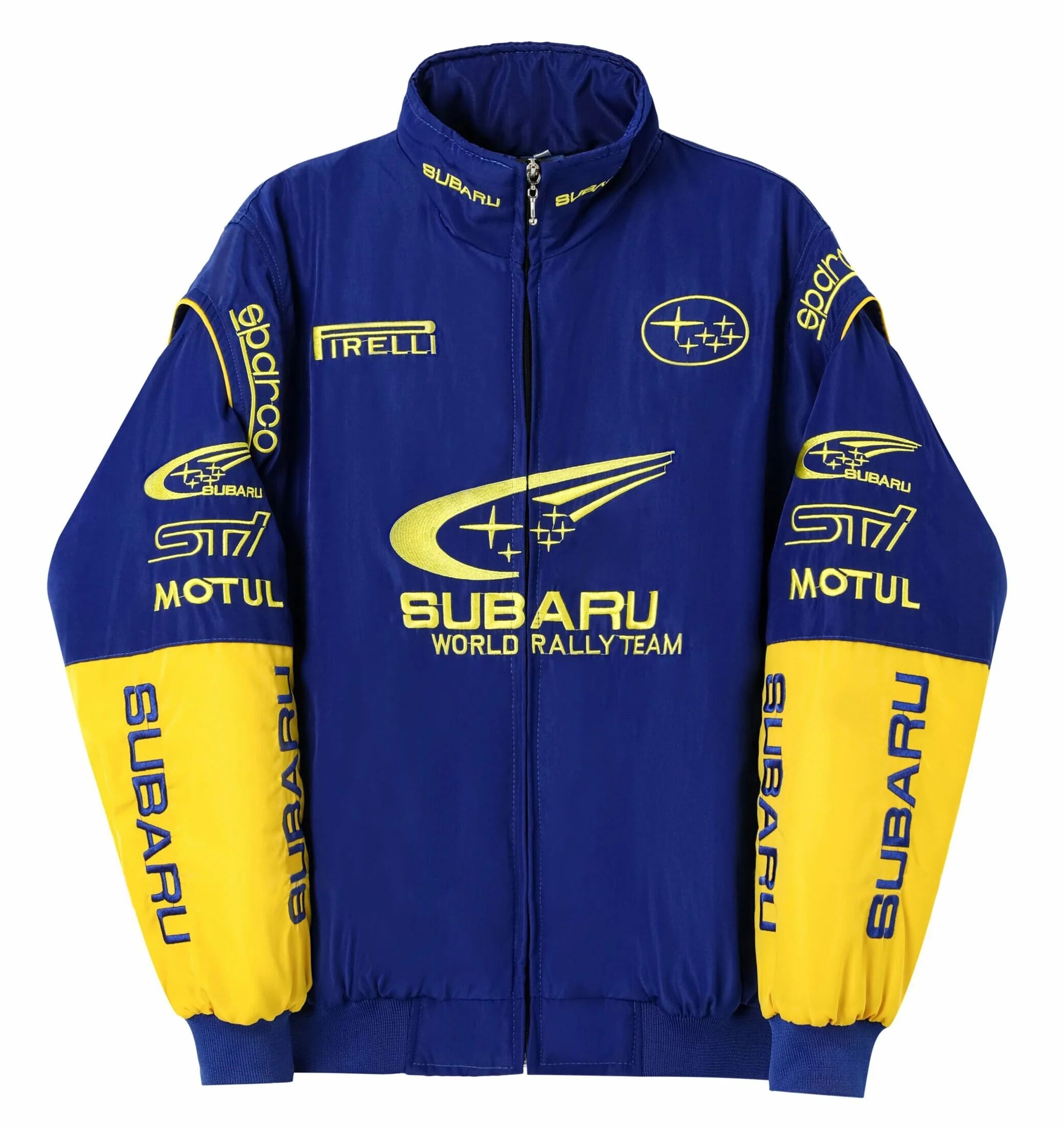Vintage Subaru Rally Racing Jacket - Blue Edition