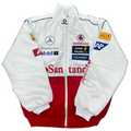 Mercedes F1 Vintage Racing Jacket - white