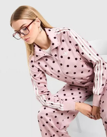 Chaqueta Adidas Originals de Lunares – Rosa