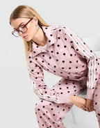 Chaqueta Adidas Originals de Lunares – Rosa