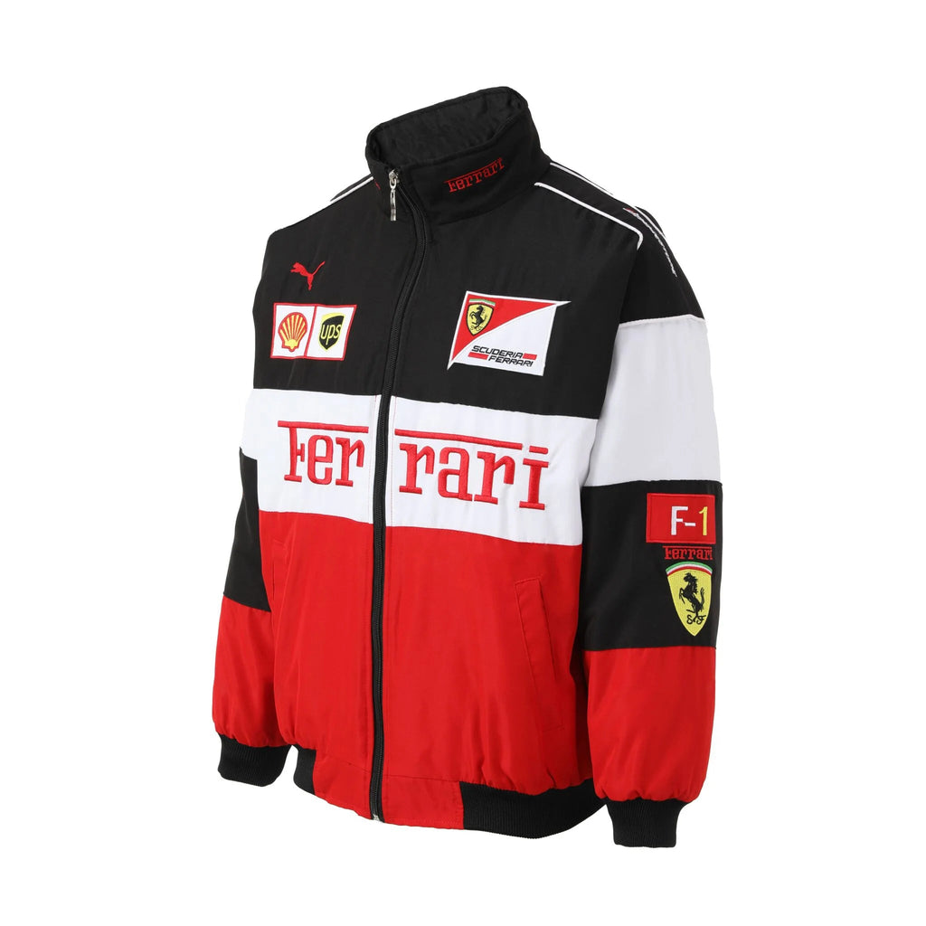 Ferrari F1 Vintage Racing Jacket - White