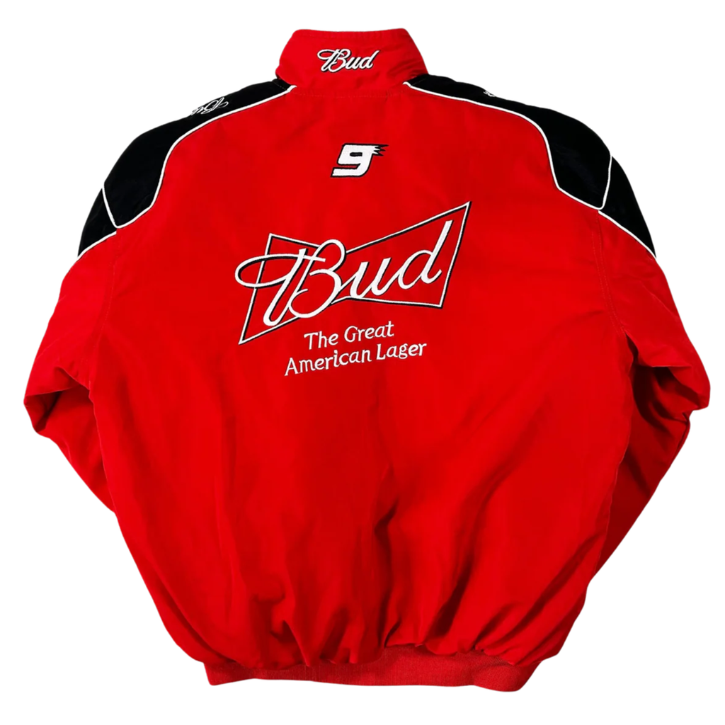 Vintage Budweiser Racing Jacket - Red Edition