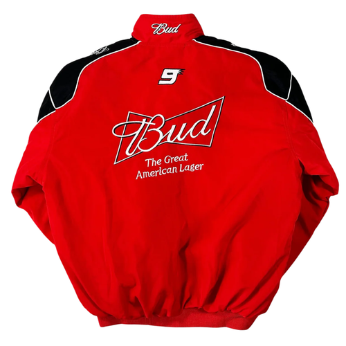 Vintage Budweiser Racing Jacket - Red Edition