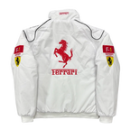 Ferrari F1 Vintage Racing Jacket - White