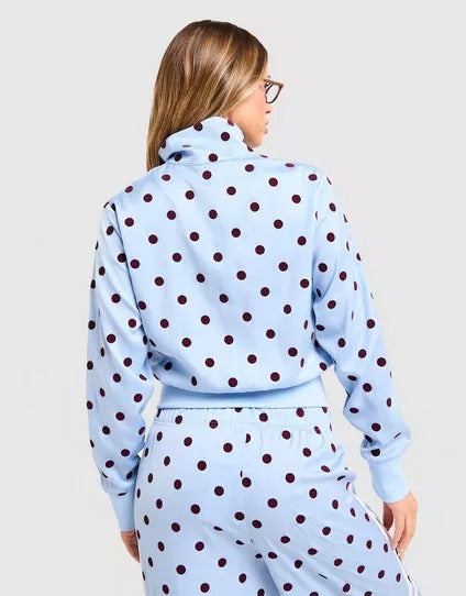 Chaqueta Adidas Originals de Lunares – Azul