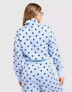 Chaqueta Adidas Originals de Lunares – Azul