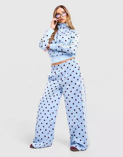 Pantalón Adidas Originals de Lunares – Azul
