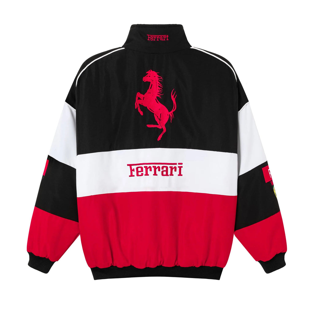 Ferrari F1 Vintage Racing Jacket - White