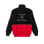 Mercedes F1 Vintage Racing Jacket - Red
