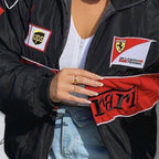 Ferrari F1 Vintage Racing Jacket - Black Edition