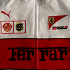 Ferrari F1 Vintage Racing Jacket - White