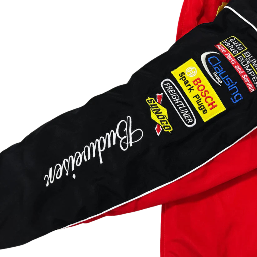 Vintage Budweiser Racing Jacket - Red Edition